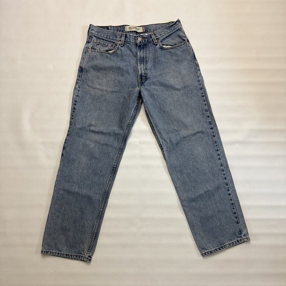 Levi's 550 Relaxed Fit Jeans Mens 34x30 (Fits 34x29) Blue Denim Cotton Y2K Tag